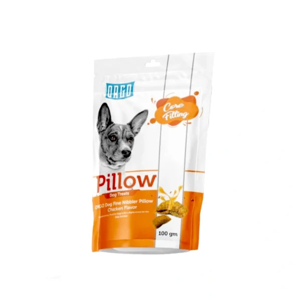 ORGO Pillow Treats For Dog With Chicken 100g