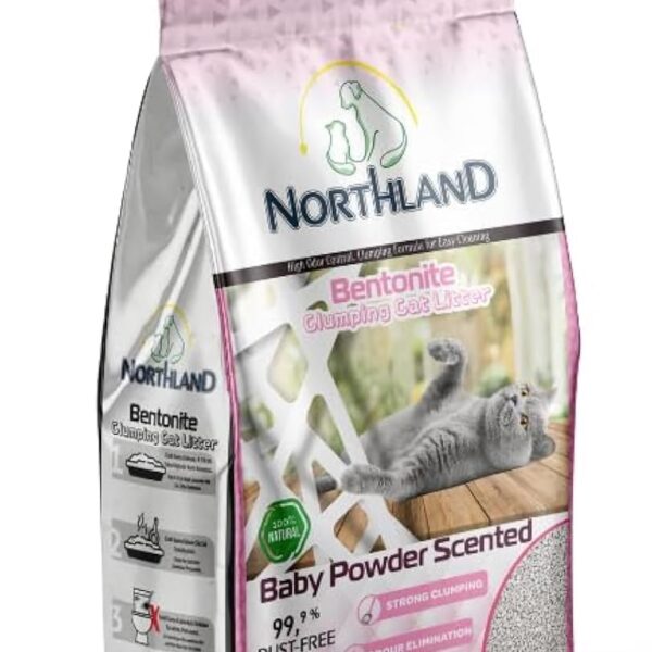 Nothland Bentonite Clumping Cat Litter Baby Powder-10L
