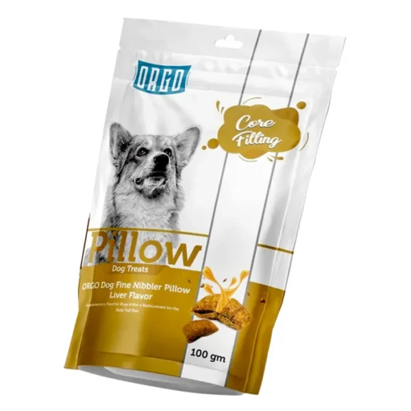 ORGO Pillow Dog Treat Liver Flavor 100gm