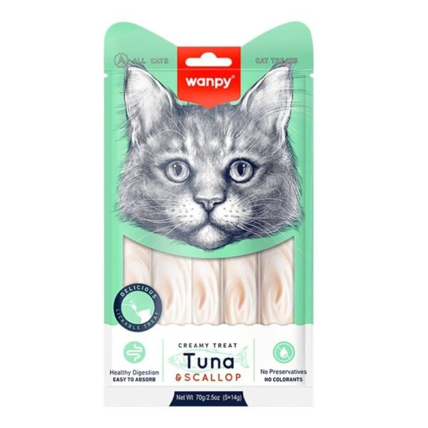 Wanpy creamy Treat Tuna & scallop