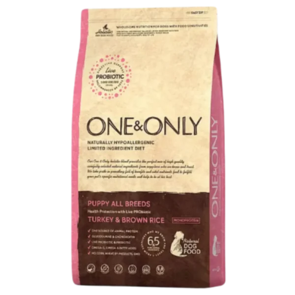 One & Only Dry Food for Puppy All Breed Turkey & Brown Rice